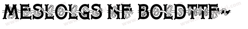 MesloLGS NF Boldttf字体转换